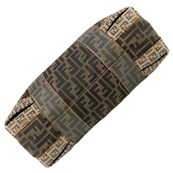 FENDI Mixed Media Boston Satchel Bag - Picture 7 of 16